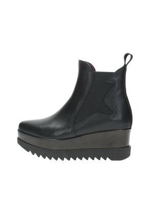 Stivaletti con la zeppa - black