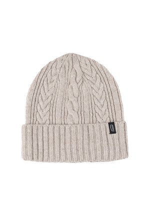 CABLE - Bonnet - ivory heather