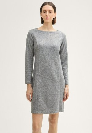 Strickkleid - morning grey melange
