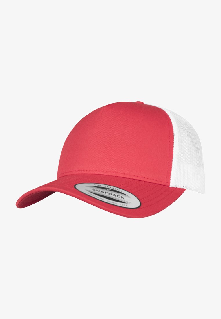 Flexfit TRUCKER 5-PANEL RETRO 2-TONE - Naģene - red/wht