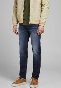 Jack & Jones JJIMIKE JJORIGINAL - Jeans straight leg - Vaqueros rectos - blue denim