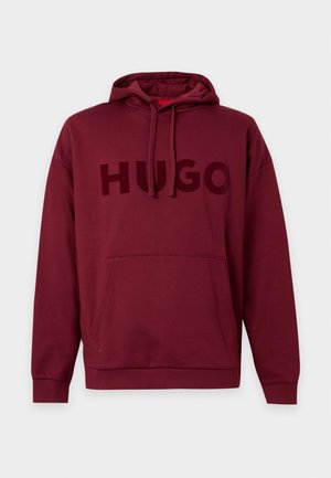 HUGO, DITCHLE - Суитшърт с качулка - dark pink