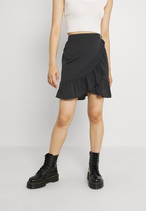 ONLOLIVIA WRAP SKIRT - A-line skjørt - black
