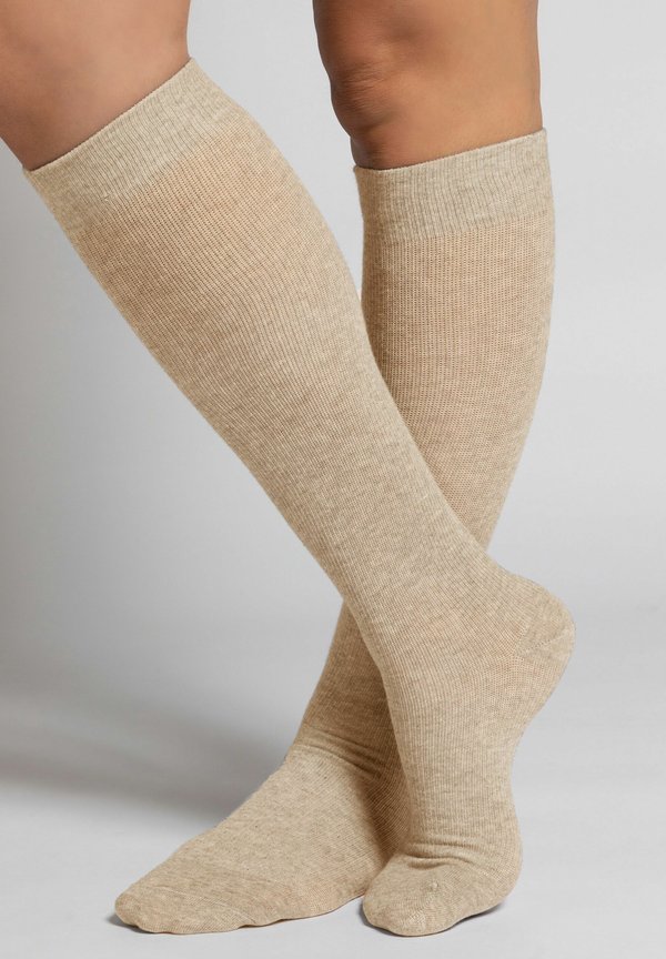 COMPRESSIE - Kniestrümpfe - beige