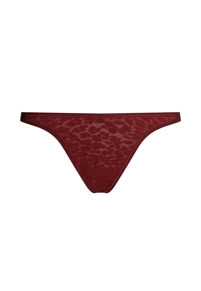Calvin Klein Underwear DIPPED STRING THONG ICON - String - syrah/purple ...