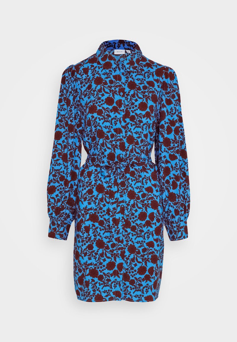 Vila Blousejurk blauw Vila Blousejurk blauw