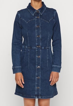 Freizeitkleid - dark-blue denim