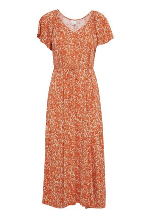 ICHI IHAYA DR4 - Day dress - coral rose leo aop