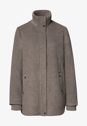 Street One, KURZER MANTEL MIT STRICKDETAILS - Manteau classique - muddy mocha melange
