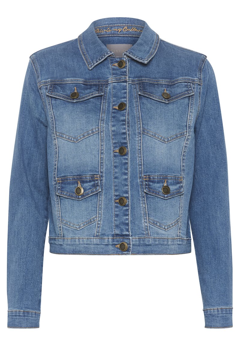 culture Spijkerjas blauw denim/bluedenim culture Spijkerjas blauw denim/bluedenim
