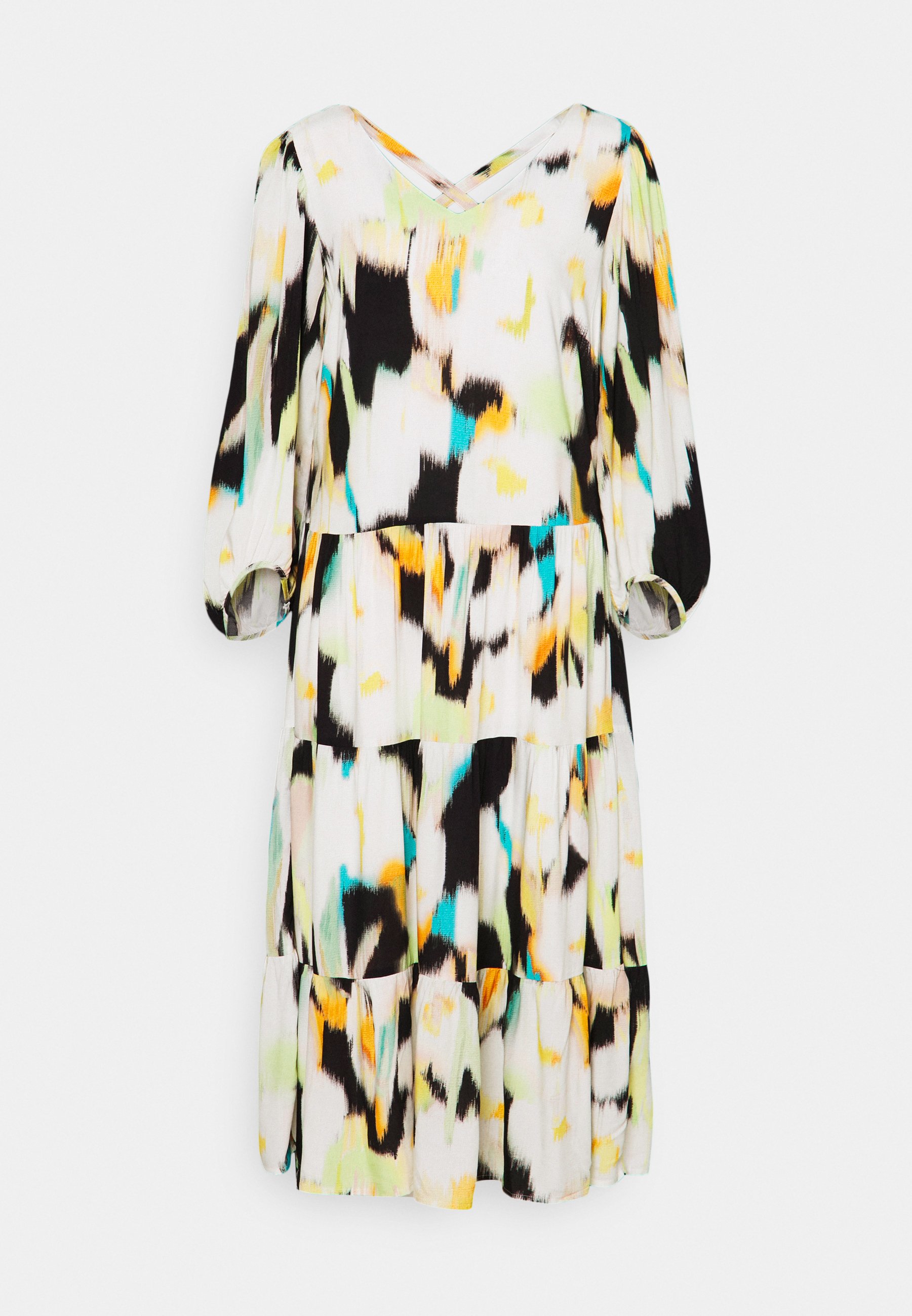 Comma Kleid Freizeitkleid Multi Coloured Mehrfarbig Zalando De 
