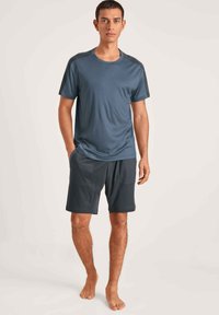 Calida DEEPSLEEPWEAR COOLING - Pyjamashirt - vintage indigo