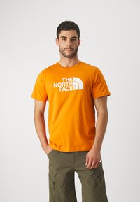 The North Face - EASY TEE - Nyomott mintás póló - desert rust Miniatűr kép 1