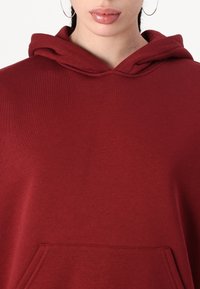 Gina Tricot BASIC ORIGINAL HOODIE - Sweatshirt - dark red