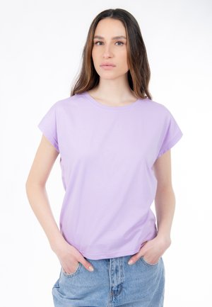 BACK ROUND HEM  - T-shirt basic - lavender
