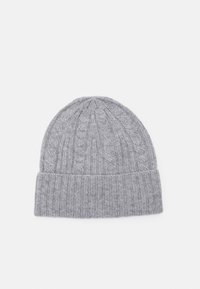 Johnstons of Elgin CABLE BEANIE - Čiapka - light grey