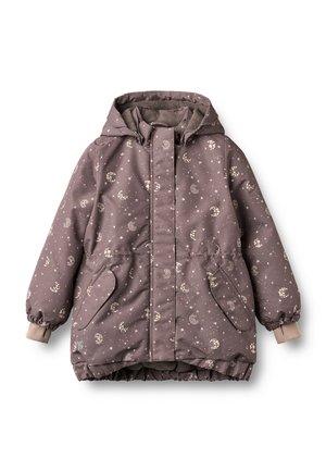 Wheat, JACKET TOVE - Veste imperméable - plum truffle stars