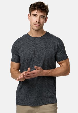 WALMORE - T-shirt basic - black