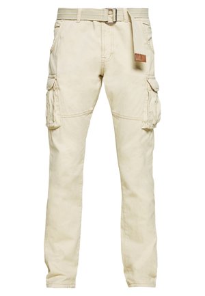 WILLIAM - Pantalon cargo - fog
