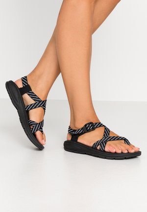 SUN - T-bar sandals - black