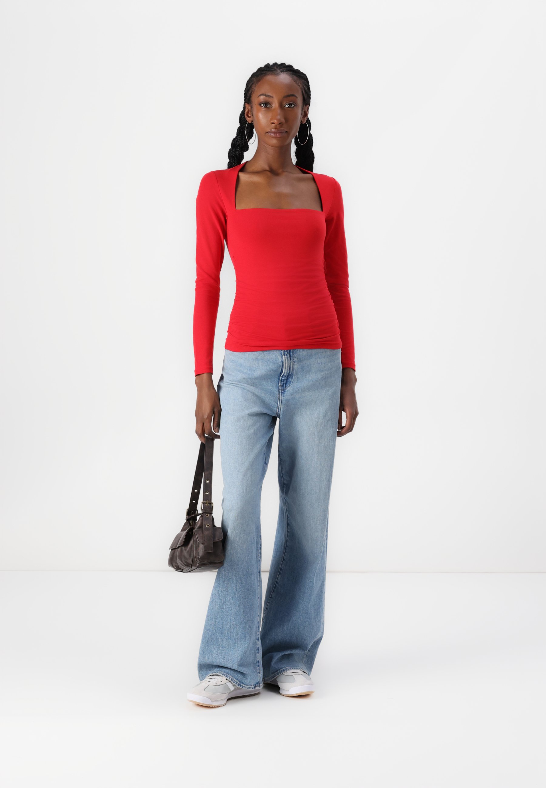 Abercrombie & Fitch The A&F Ava Long-Sleeve Top - Long sleeved top