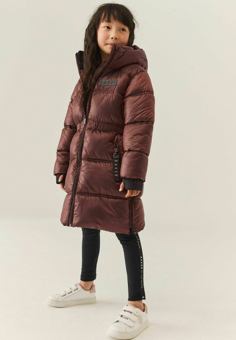 Baker by Ted Baker BAKER BY TED BAKER RUST BROWN SHOWER RESISTANT COAT