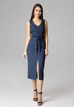 M633 GREY - Shift dress - navy