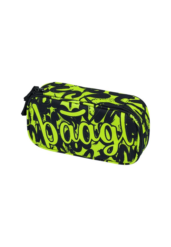FEDERMÄPPCHEN ETUI LIME - Federmäppchen - schwarz