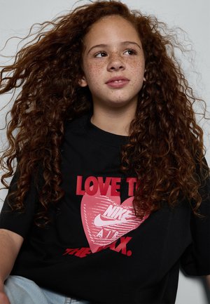 TEE HEART - T-shirt imprimé - black
