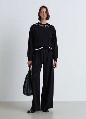 Calliope, FELPA APPLICAZIONI - Felpa - ultrablack