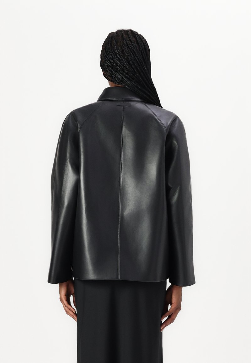 Calvin Klein REGEN JACKET - Kožená bunda - black