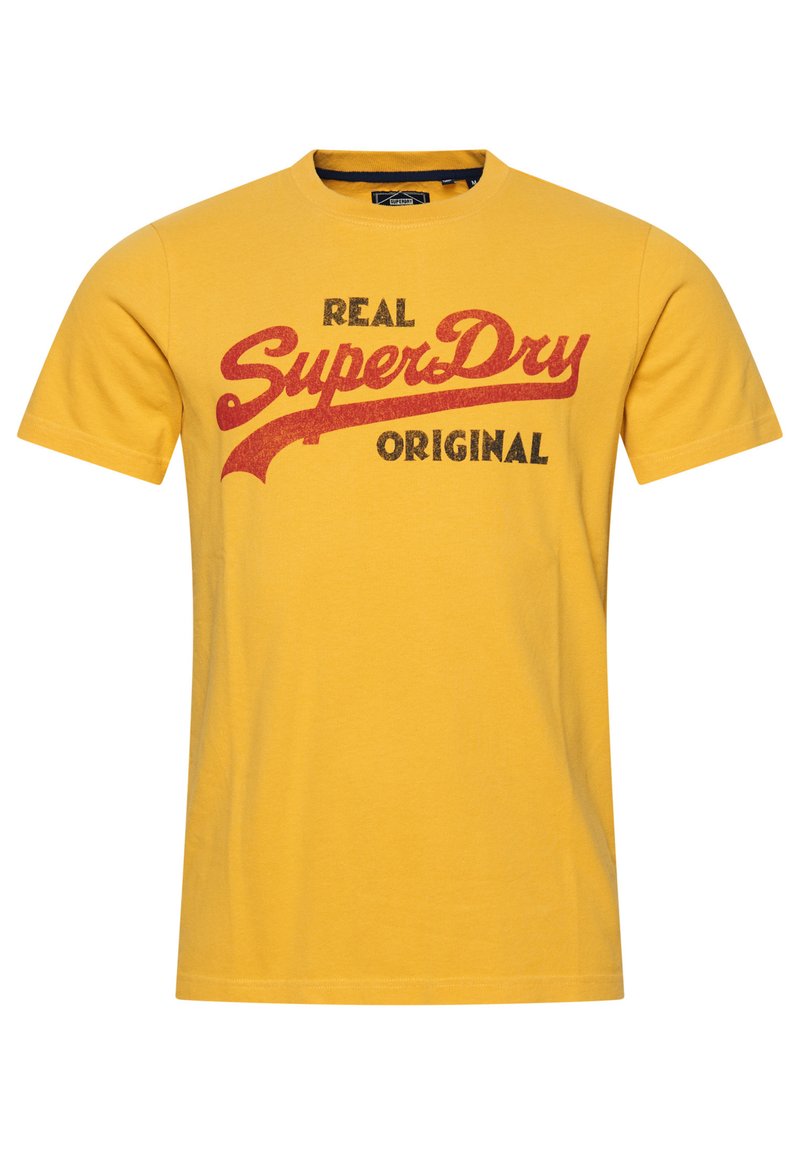 Superdry & Co T-shirt print geel