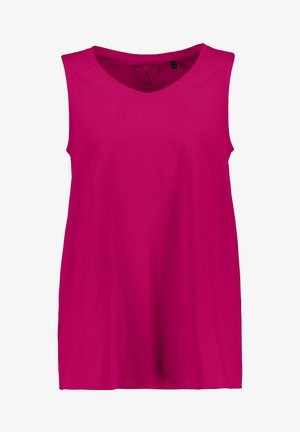 Ulla Popken ÄRMELLOS - Débardeur - magnolienrot
