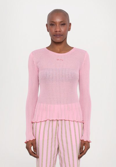 Stine Goya LUX SEAMLESS LONG SLEEVE CREW NECK  - Topper langermet - pink nectar