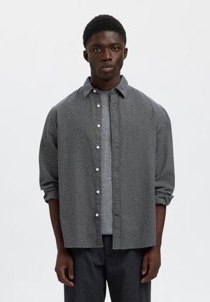 Selected, SLHREGNOAH - Chemise - gray/black
