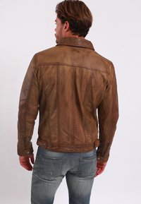 Lee Cooper Chaqueta de cuero - vintage cognac