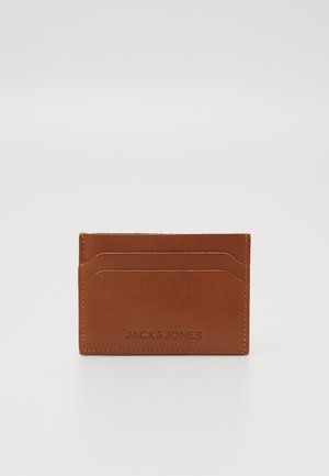 JACSIDE CARDHOLDER UNISEX - Visitkortetuier - cognac