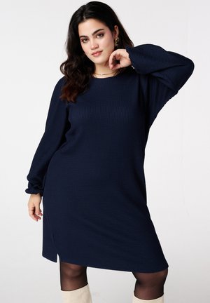 NOT TRANSLATED - Robe pull - navy blue