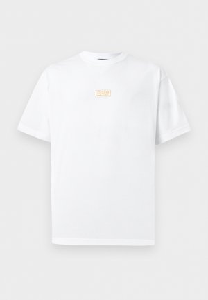 PLACHET UNISEX - Potiskana majica - white/gold-coloured