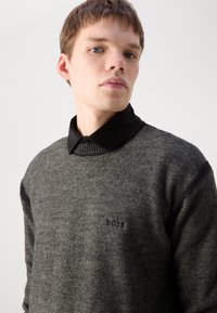 BOSS KLUNA - Strickpullover - black