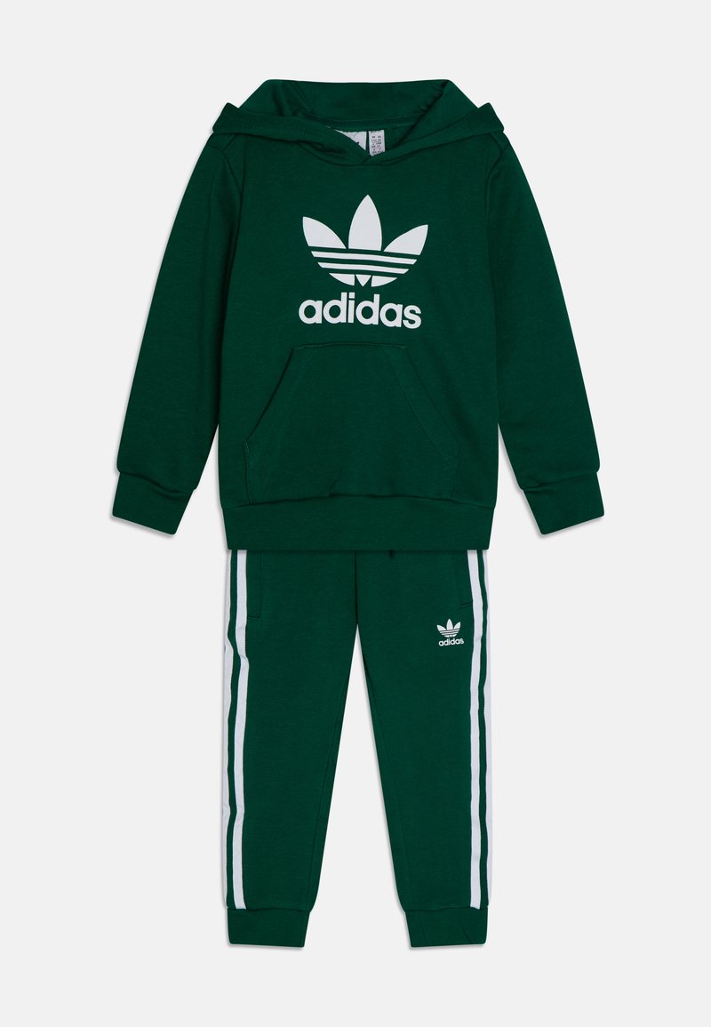 adidas Originals HOODIE KIDS UNISEX SET Felpa con cappuccio dark