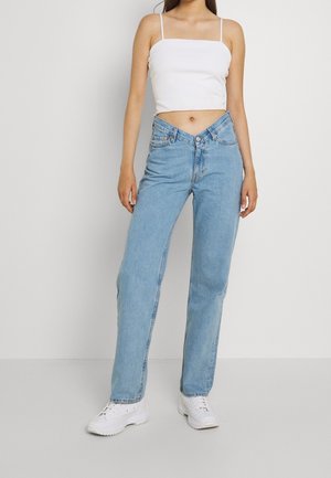 Weekday, Vaqueros rectos - blue denim