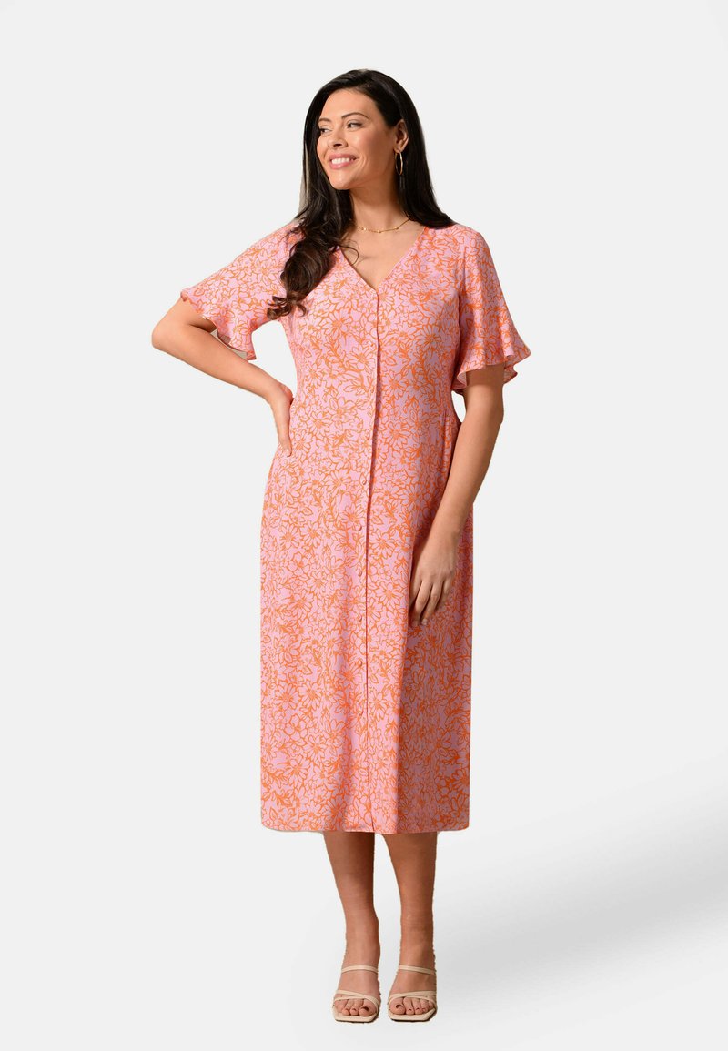 Live Unlimited London FLORAL Jurk orange/oranje Zalando.nl