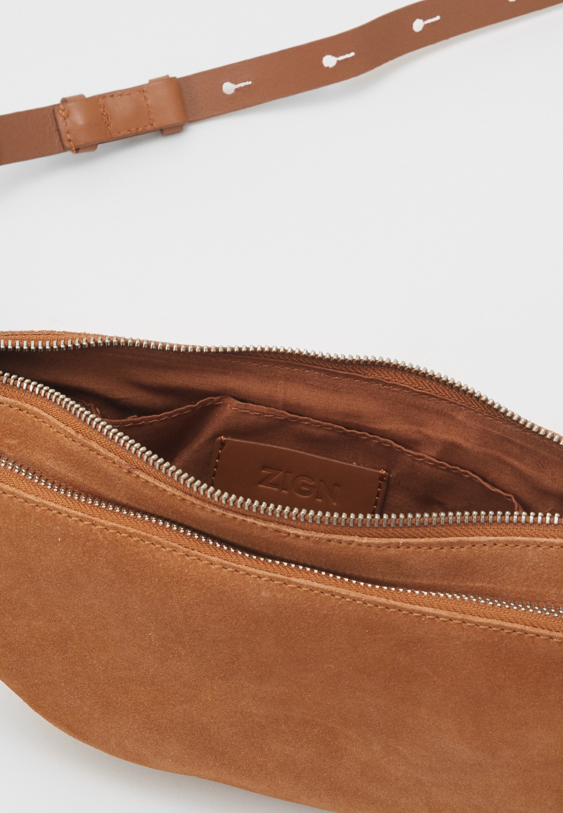 Zign LEATHER Axelremsväska cognac Zalando.se Zign LEATHER Axelremsväska cognac Zalando.se