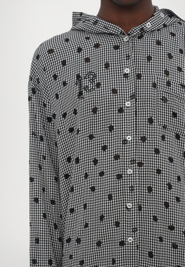 HOODED BUTTON UP UNISEX - Button-down blouse2