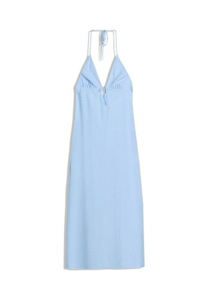 HALTER WITH TIE DETAIL - Dodaci za plažu - light blue