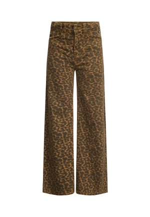 PEGGY - Jeans baggy - tabacco