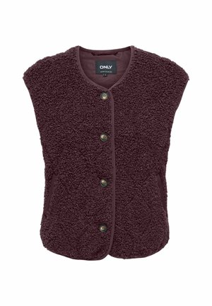 ONLY, TEDDY COAT ONLINES TEDDY COAT - Bodywarmer - fudge