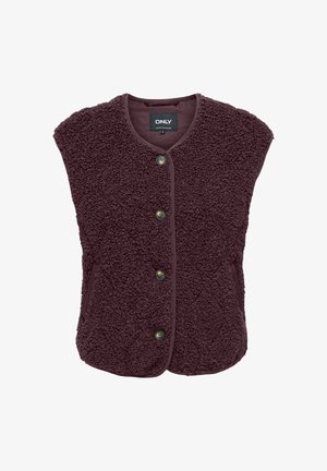 ONLY, TEDDY COAT ONLINES TEDDY COAT - Bodywarmer - fudge