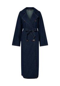 PCFREYA LONG - Trench - dark blue denim